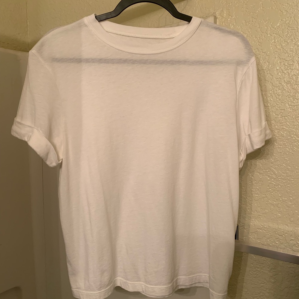 Basic white tee